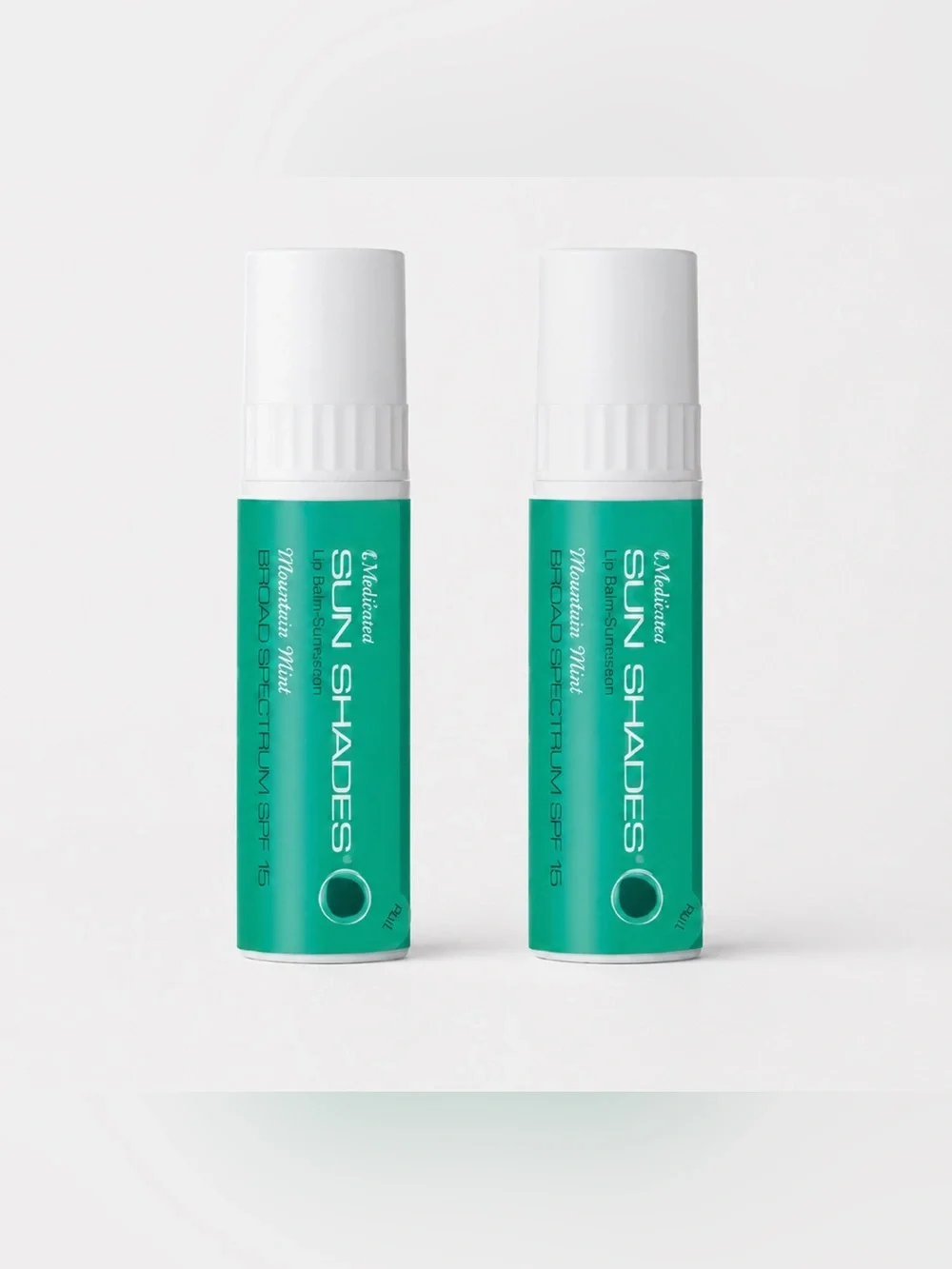 Melaleuca Sun Shades Mountain Mint Lip Balm Stick 2 new & sealed tubes
